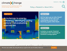 Tablet Screenshot of climatexchange.org.uk